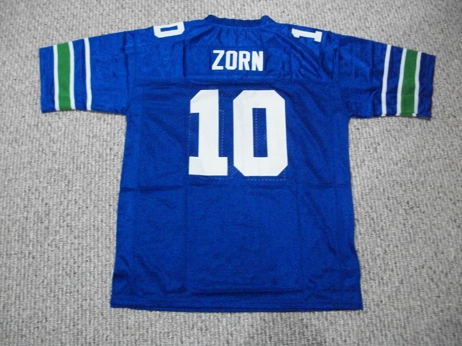 Jim Zorn Unsigned Custom Seattle Blue Sewn New Football Jersey Sizes S-3Xl