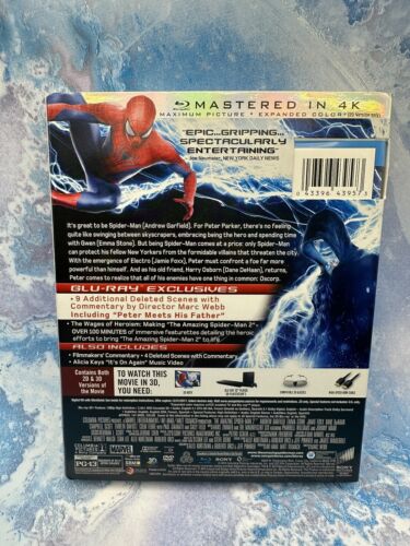 The Amazing Spider-Man 2 (Blu-ray 3D/DVD, 2014, 2 Disc Set) Read Description - Picture 3 of 5