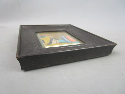 Antique Victorian Greek Religious Icon Hand Painted Framed 1840s PERFECT GIFT - Picture 4 of 5