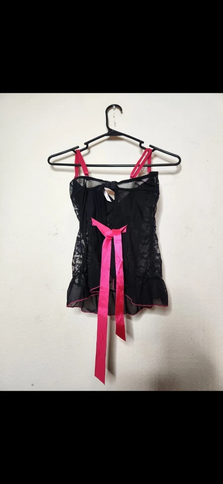 Sexy Mesh Underwire Lingerie Top/Gown. Built In Bra. Size 34 C. Intimates - Image 3 of 4