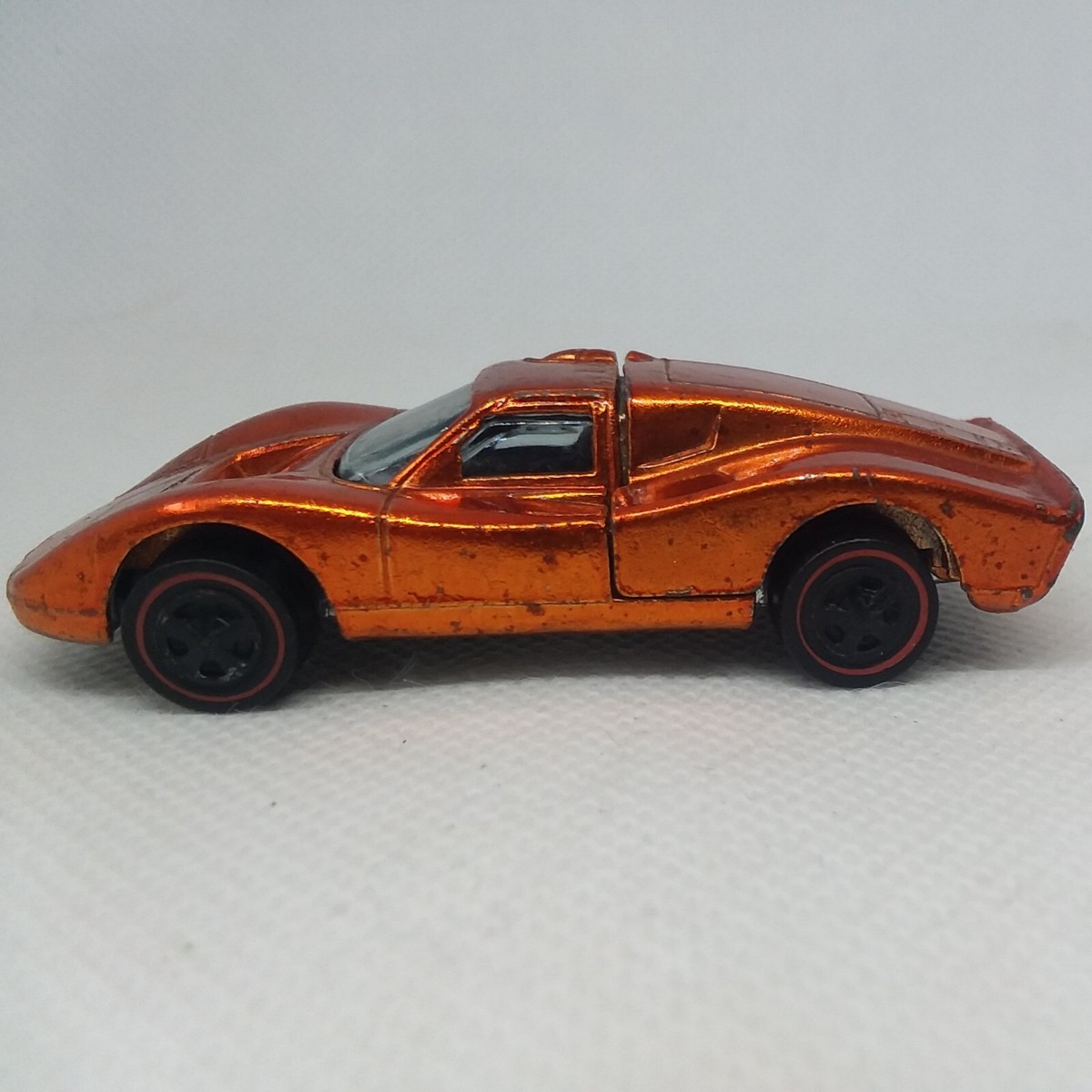 Hot Wheels Redline Ford MK. IV (Mark IV) Car 1968 Orange Made In