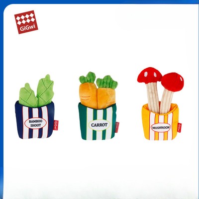 Cat toy pocket mushroom self-pleasuring simulation plush grinding teeth bite