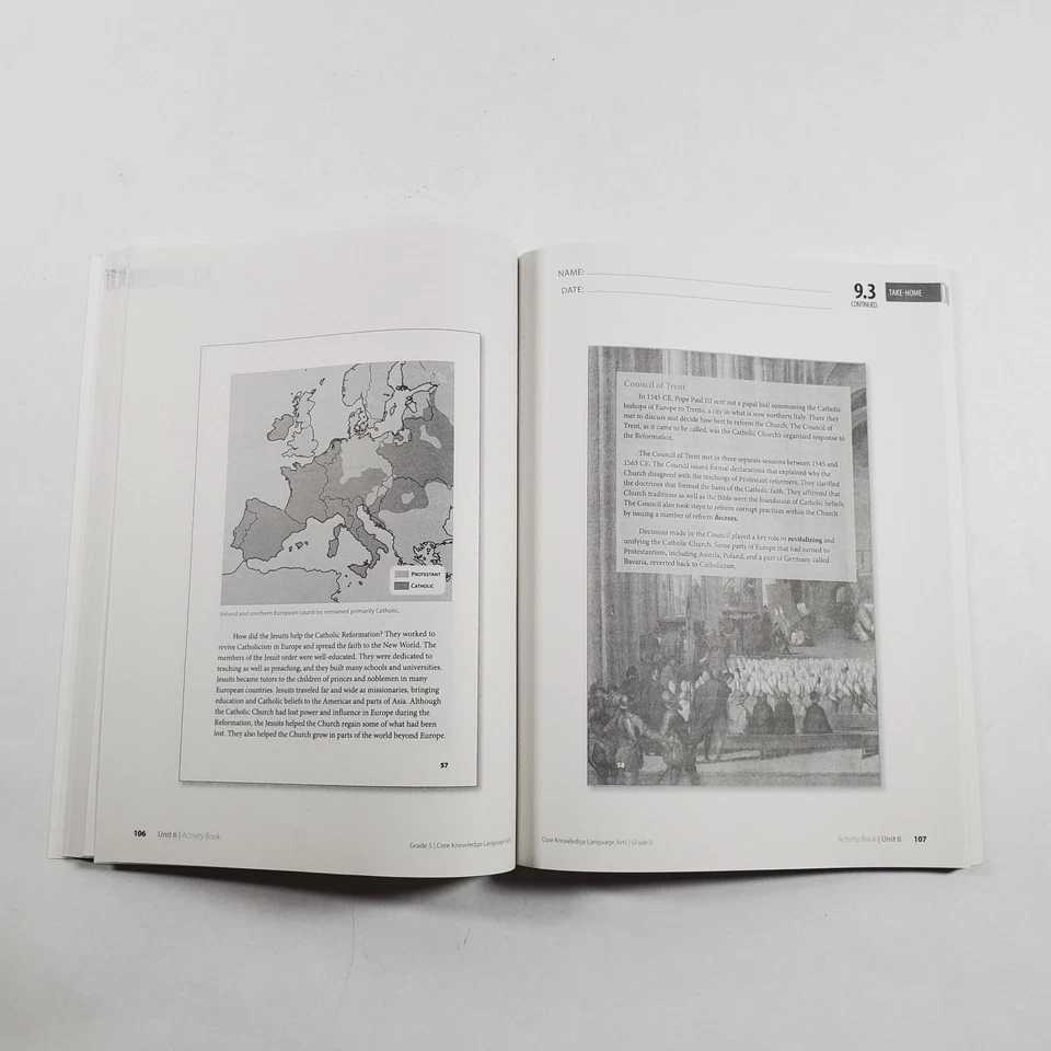 Amplify Core Knowledge Grade 5 Language Arts Activity Book Unit 6 PB Homeschool - Image 4 of 4