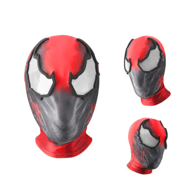 Carnage Venom Spider-Man Mask Cosplay Costume Spiderman Halloween