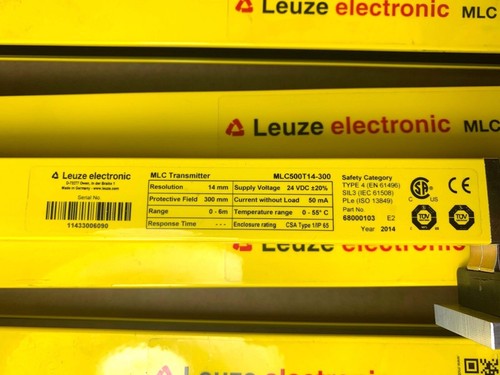 LEUZE LICHTVORHANG EMPFANG MLC510R14-300 MLC500T14-300 Sender MLC 68000103 - Bild 5 von 5