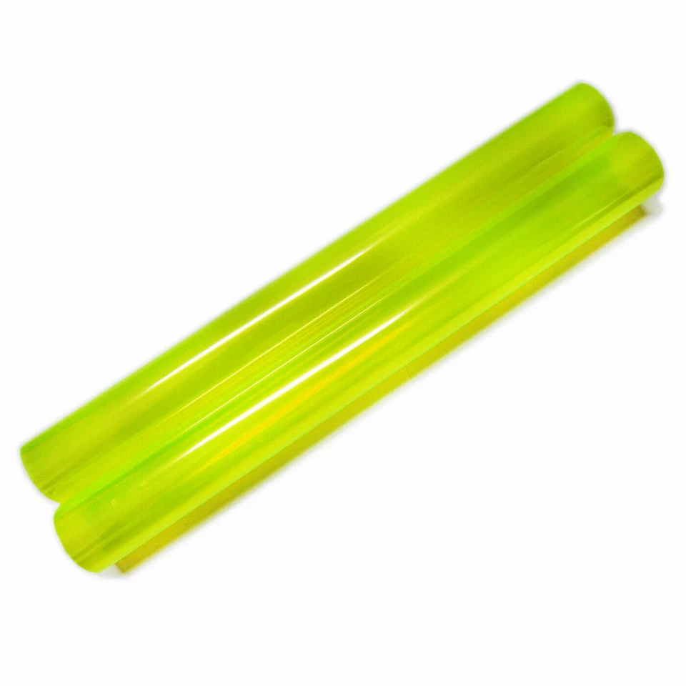 Pegatinas envolventes de vinilo de película de tinte de protección de faros de coche de 12""x48" - amarillo Lucifer Foto 4 de 4