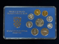 Croatia 1994-96 Olympic Mint Coin Set Kuna & Lipa UNC Original Sealed Package
