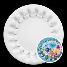 Large TURTLE Edge Coaster Silicone Mold AU