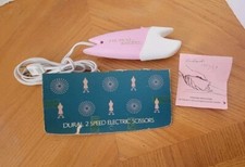Vintage 60s Runs-Light Works Pink Dural 2 speed Electric Scissors Instructions