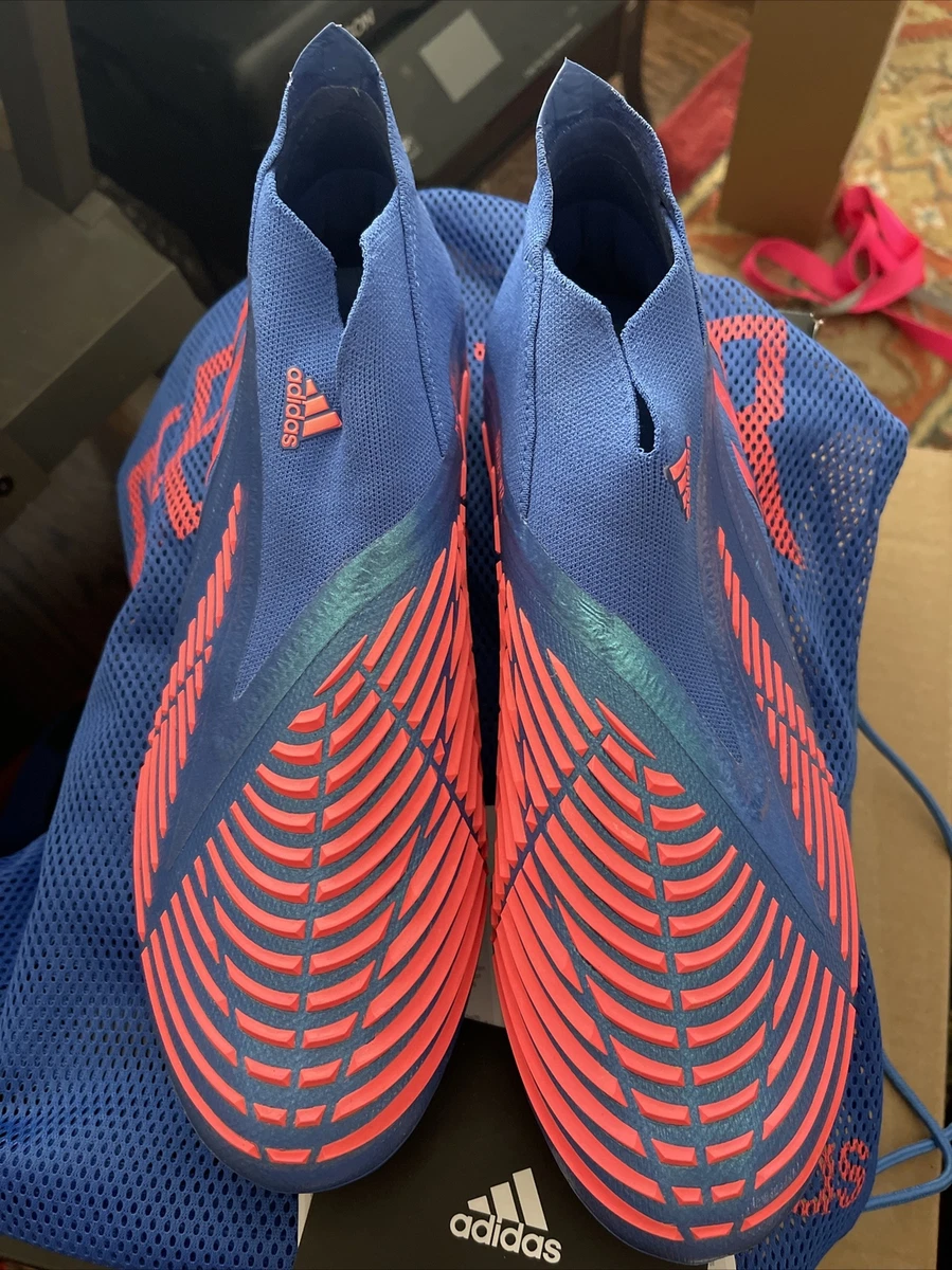 adidas predator edge fb Gz9002 Blue And Orange soccer cleats