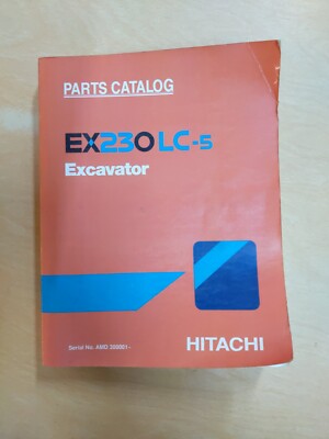 Hitachi EX23OLC-5 Excavator Parts Catalog Serial# AMD 300001
