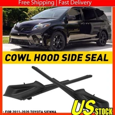 NEW Wiper Cowl Trim Panel Side Fender Hood End Caps Fits 11-20 TOYOTA SIENNA VAN