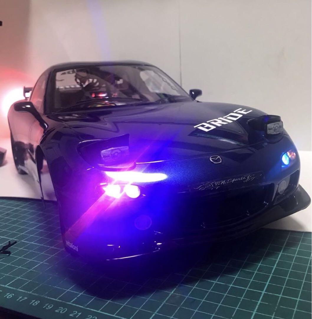 Radio Controlled Tamiya Tt-02 Beginner'S Set Mazda Rx-7 Mx-6 Rc Car Kit Hobby