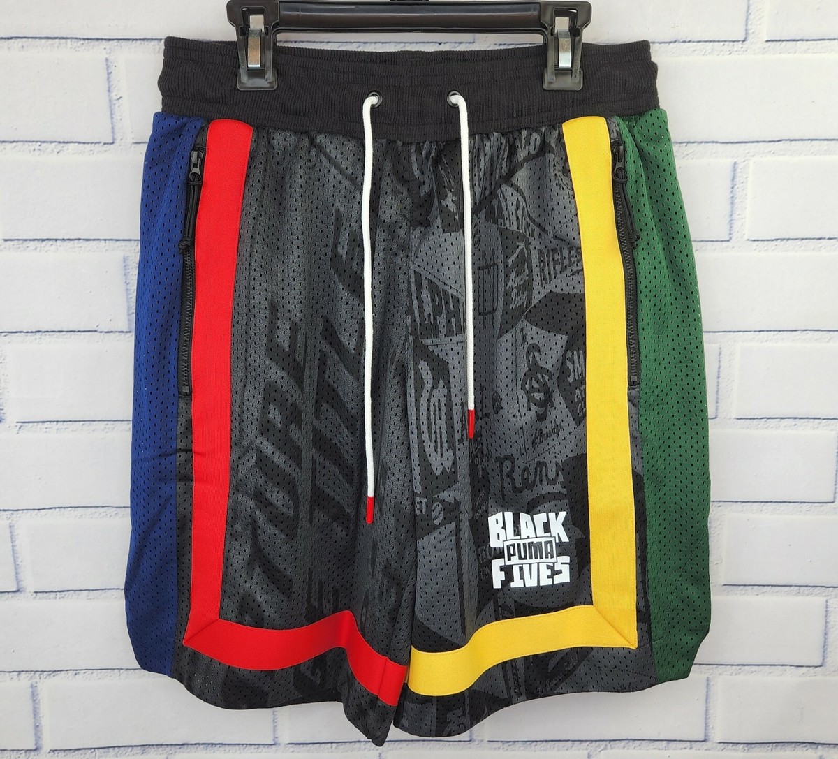 Puma x Black Fives Front Page Shorts Puma Black - Men's Size