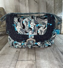 Kalencom YAE SYCI216 Diaper Bag 4pc set EUC Mardi Gras Paisley Miss Prissy