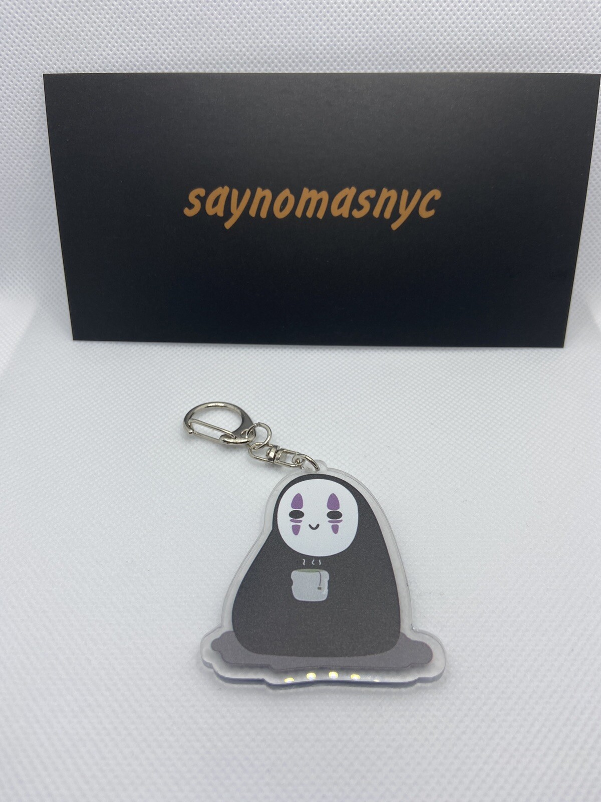Spirited Away Anime No Face Kaonashi Acrylic Keychain | eBay