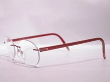 Silhouette Titan Frameless Red Light Weight Eyeglasses Made in Austria