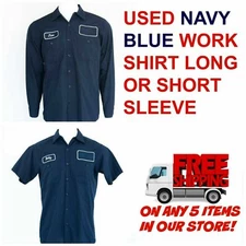 Used Work Shirts Cintas, Redkap, Unifirst, G&K Navy Blue