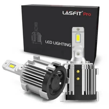 Lasfit H7 LED Headlight for Volkswagen Passat 12-2019 W/Retainer Holder Low Beam