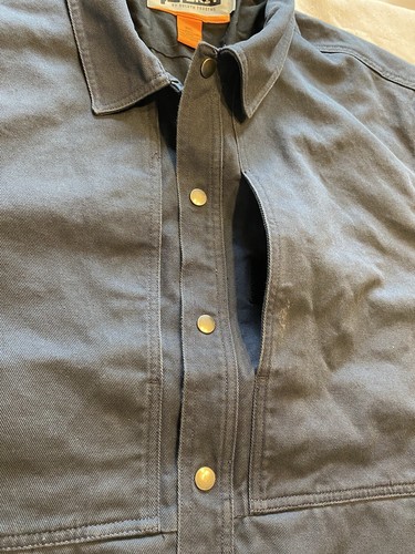 Duluth Trading Herren Jacke Gr. 3XL blau Druckknopfleiste 40 Körnung Canvas Workwear - Bild 8 von 17