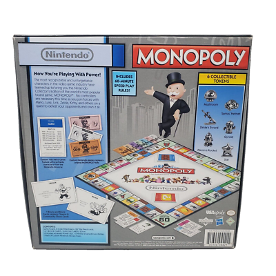 Monopoly Nintendo Collector's Edition (Version 2) with 6