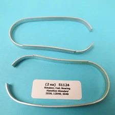 (2) Hamilton Standard 53599 Cwt Arm Bearing Retainers 2D30 12D40 Prop SNJ C-45