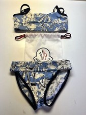 Moncler Floral Tree Surf print bikini swim set 3 Piece Age 6 Girls new In Bags