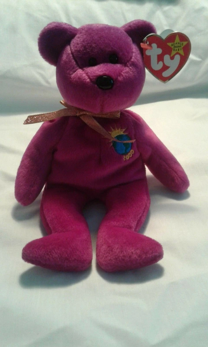 Purple millenium best sale beanie baby
