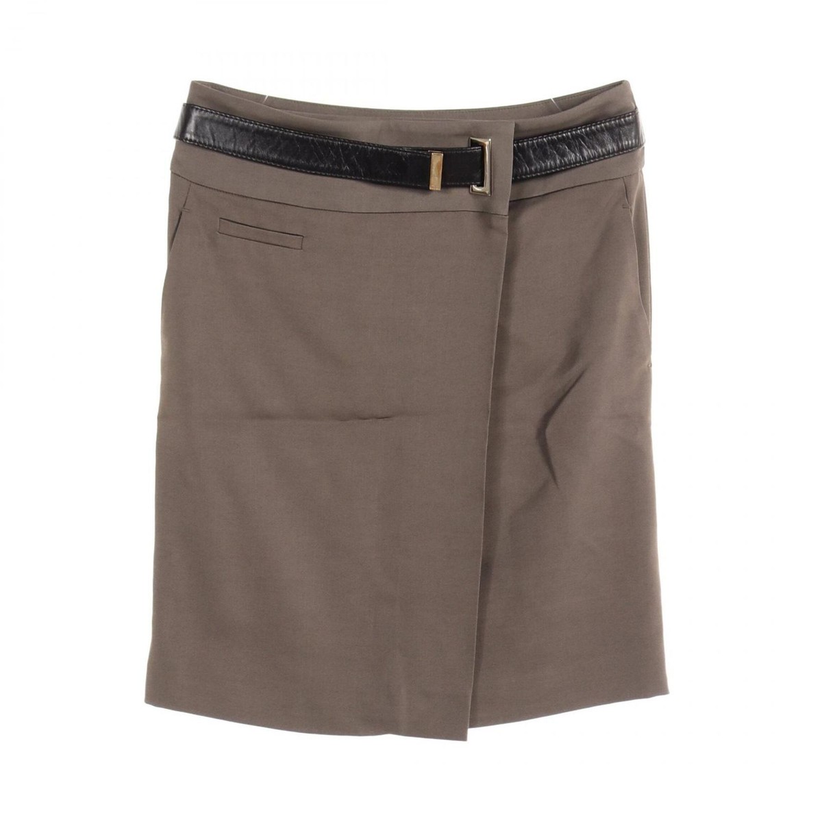 GUCCI★グッチ★素敵!Black Skirt Gucci Brown Black Skirt Authentic From Japan | eBay