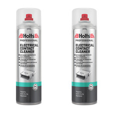 2 x Holts Electrical Contact Cleaner Spray Switch Circuit Dirt Remover 500ml