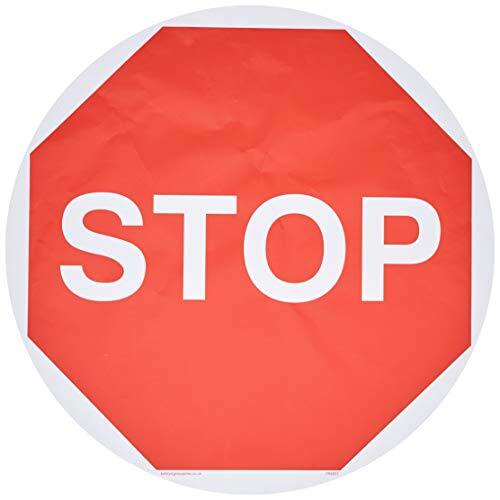 Grafica STOP pavimento