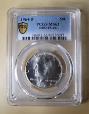 MS 63 Graded 1964 Kennedy US Half Dollars (1964-Now) for sale | eBay