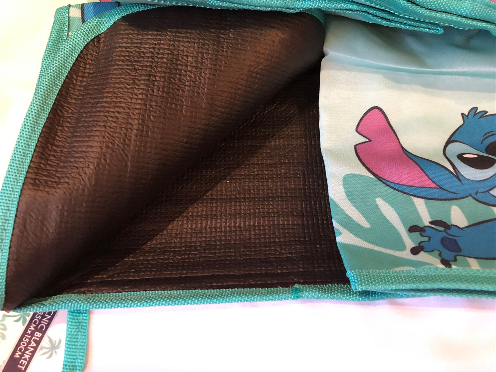 Disney Lilo and Stitch Picnic Blanket with W'proof Backing (A