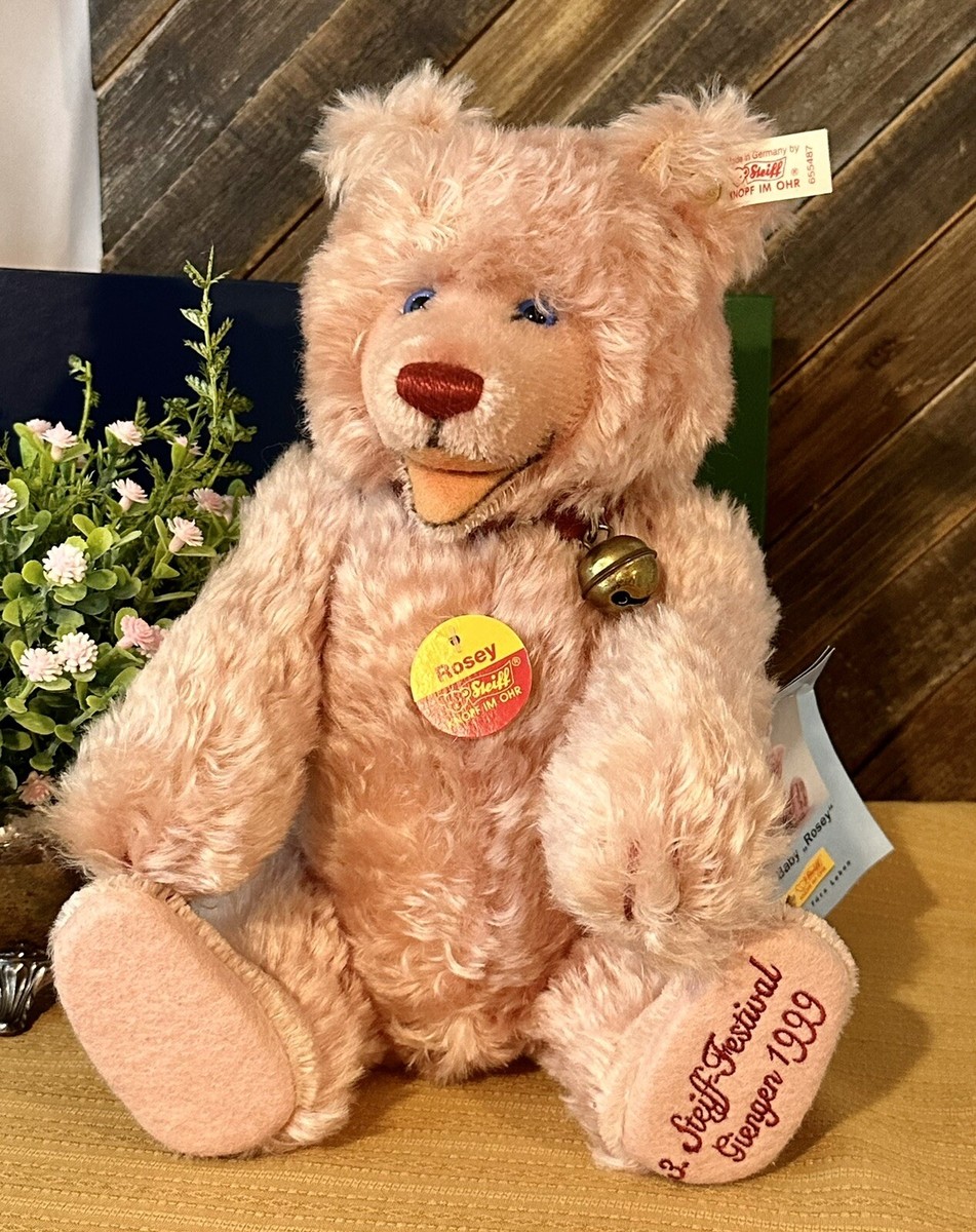 Steiff Teddy Bear Baby Rosey 1999 Festival 12
