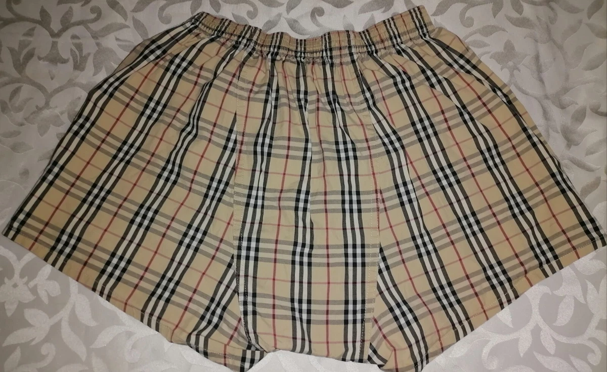BURBERRY LONDON BOXER SHORT NOVA CHECK SIZE M