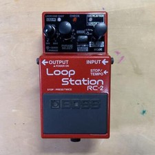 BOSS RC-2 Loop Station Guitar Bass Effect Pedal Compact Looper Working Tested