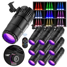 70W RGBW Pin Spot Beam Stage Light LED Spotlight Bar Party Disco DJ KTV w/Remote