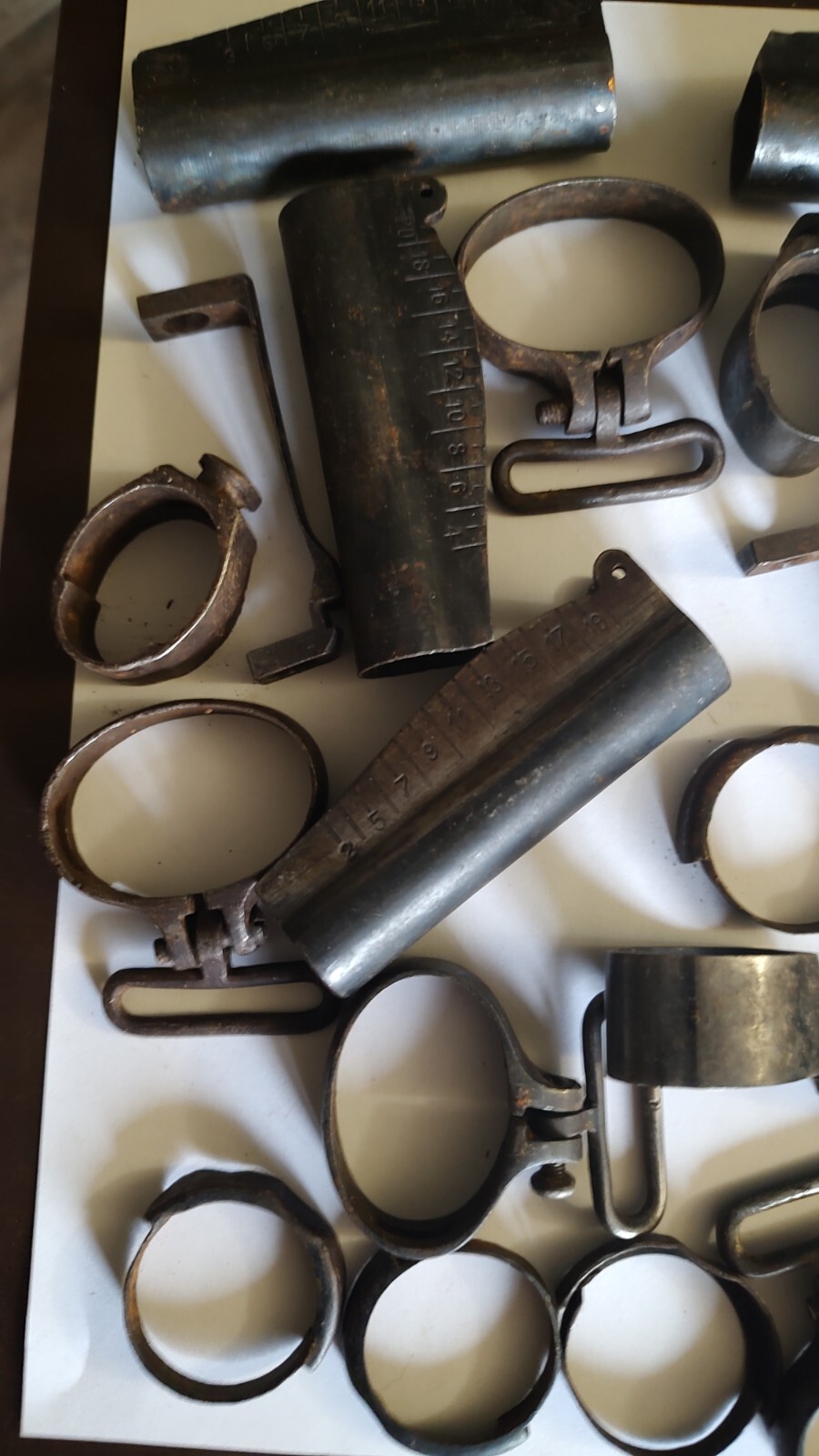 Spanish Mauser M 1916 Barrel Bands Swivels, Band Springs, Lugs, Hold