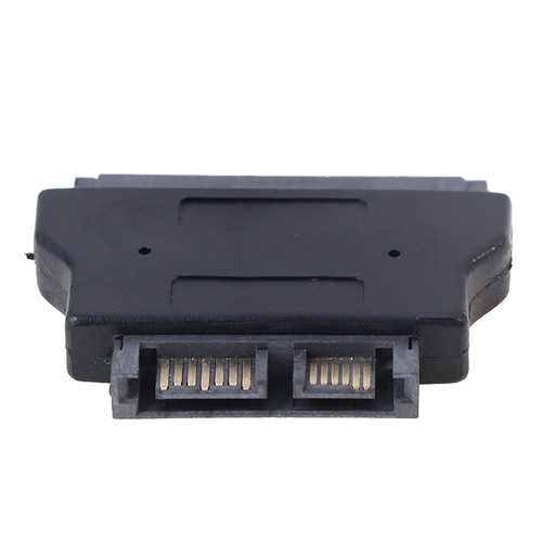 SATA 22Pin to 13Pin Slimline SATA Adapter 7+15 Serial Female to 7+6 Male.c3 Ts