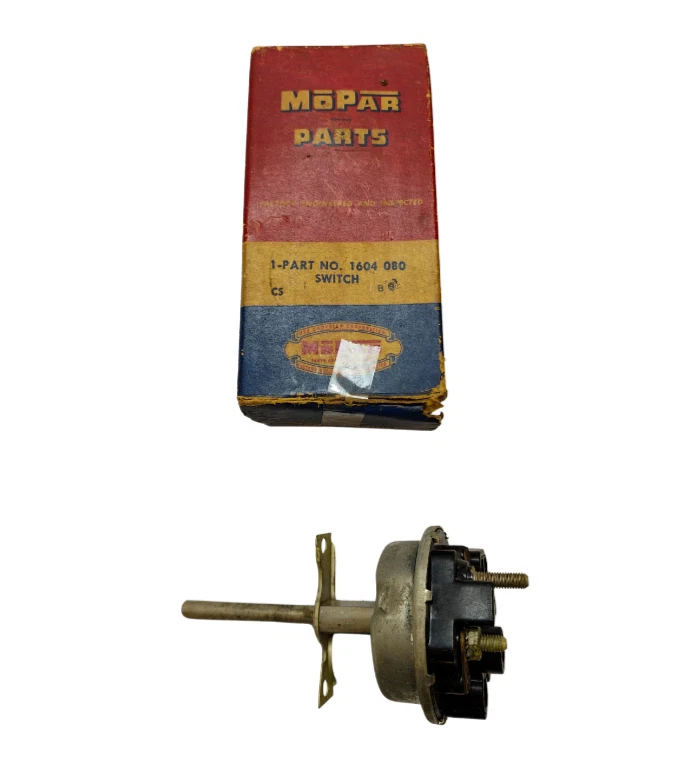 1955 Desoto Fireflite Firedome Headlight Headlamp Switch 1604080 NOS - Image 2 of 4
