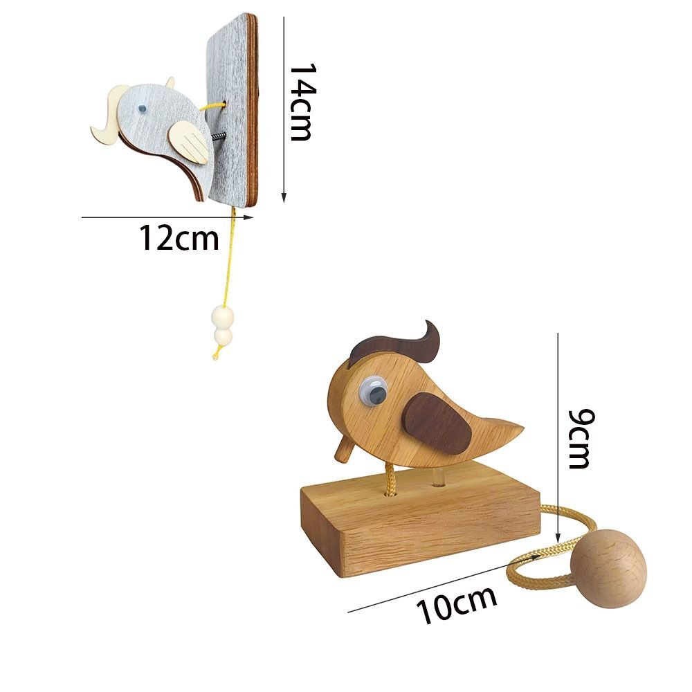 Wooden Bird Doorbell Woodpecker Knocker Retro Doorbell Knocking Tool eBay