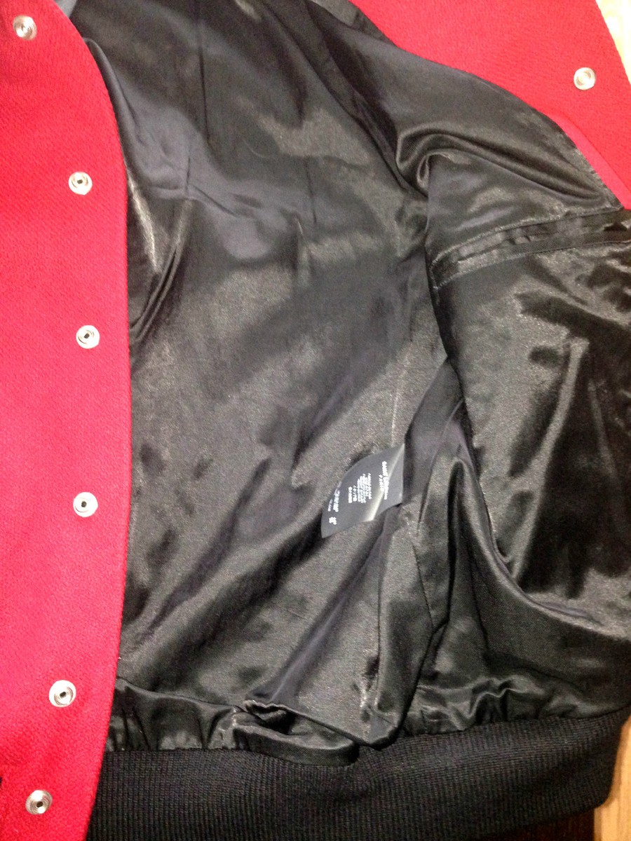 Saint Laurent YSL Teddy Varsity Jacket size 52 | eBay