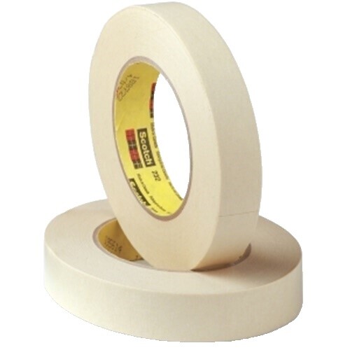 4 Rolls - 3M 410M Double Coated Adhesive Paper Tape, 3/4 Inch x 36