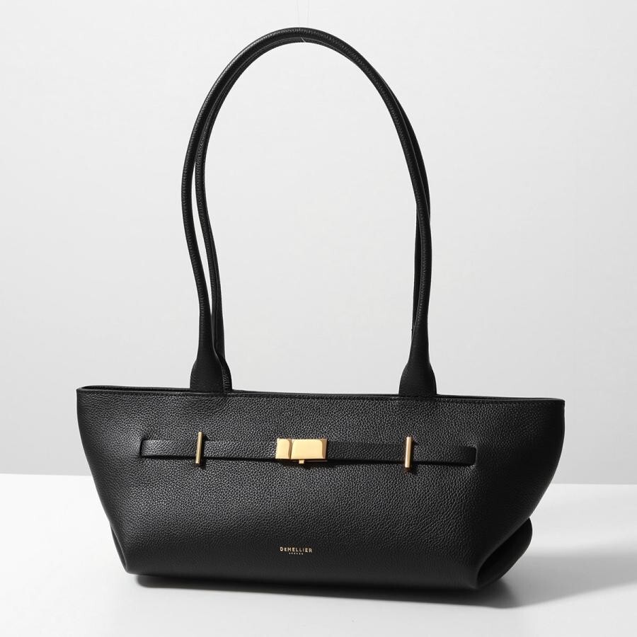 【DEMELLIER】 ニューヨーク エンボスレザー バッグ ☆関税込 DEMELLIER Handbag NEW YORK SHOULDER Women's Leather Bag