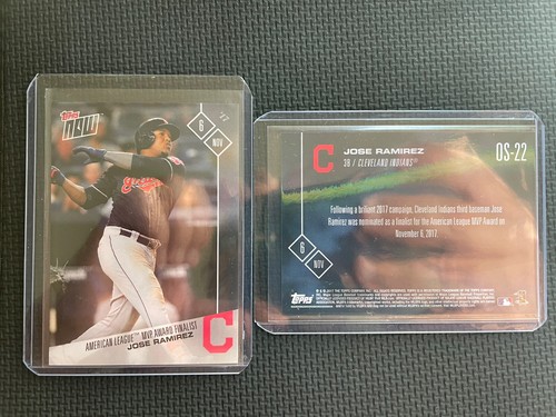 2017 Topps Now OS-22 José Ramírez