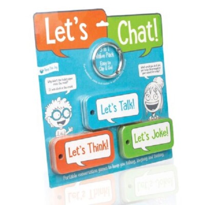 Open the Joy 3-in-1 Let's Chat Cards 
