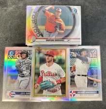 2020 Bowman Chrome Baseball INSERTS REFRACTORS - Complete Your Set - Choose Card