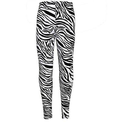Mädchen Legging Tier Zebramuster stilvolle Mode Leggings 7 8 9 10 11 12 13 Jahre
