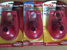 Korky Flapper 2 Lot of 3 No. 2000 With Collar Long Lasting Chlorine Resist